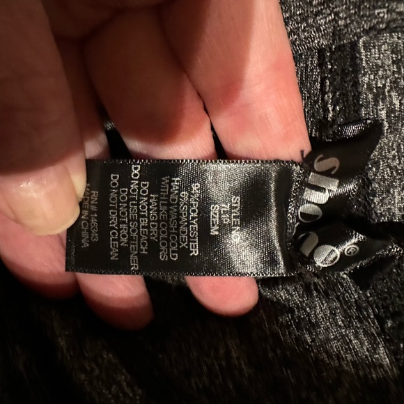 Criss cross strap full length leggings Sz M - Picture 5 of 5